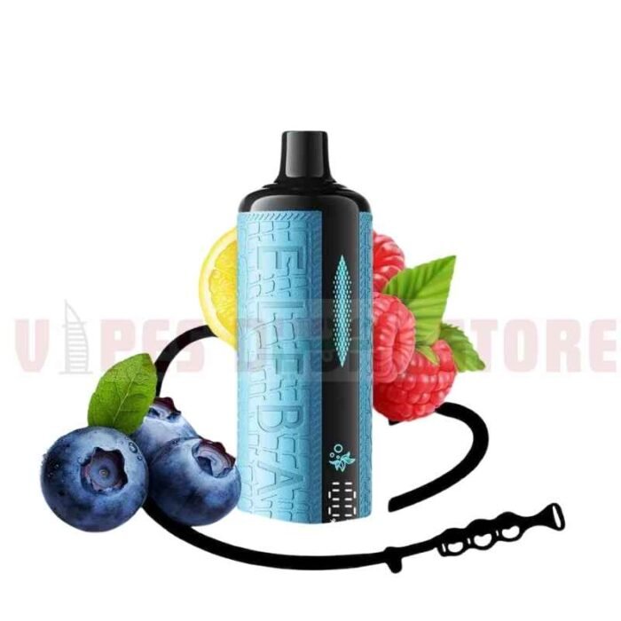 Shisha 16000 Puffs Mega Cloud DTL 5MG in Dubai BLUERAZZ LEMONADE