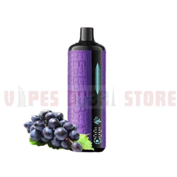 Shisha 16000 Puffs Mega Cloud DTL 5MG in Dubai Grape Mint