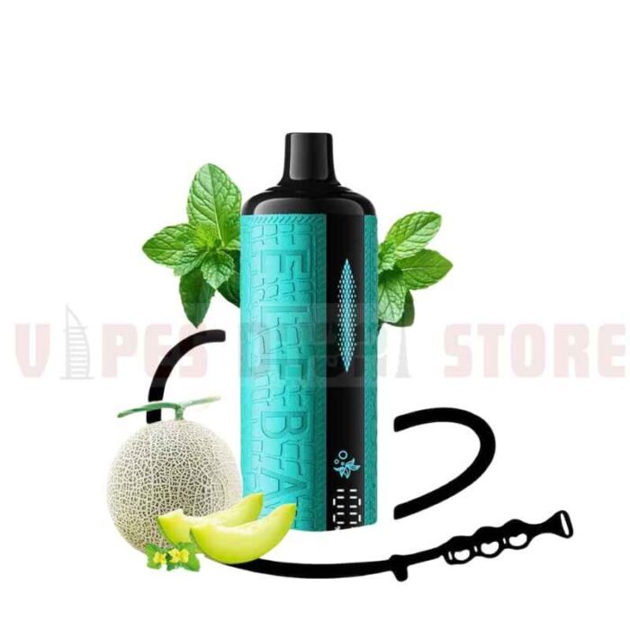 Shisha 16000 Puffs Mega Cloud DTL 5MG in Dubai MELON MINT