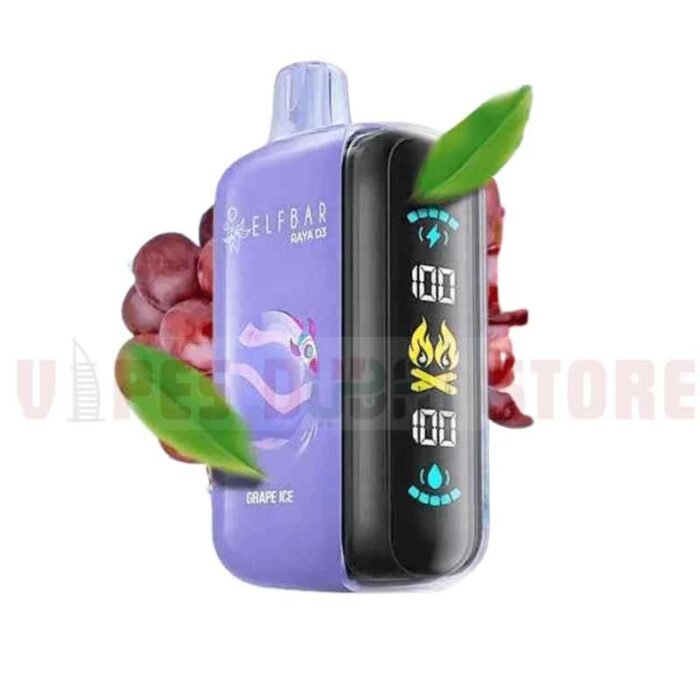 ELFBAR Raya D3 25000 Puffs Disposable Vape in Dubai GRPAE ICE