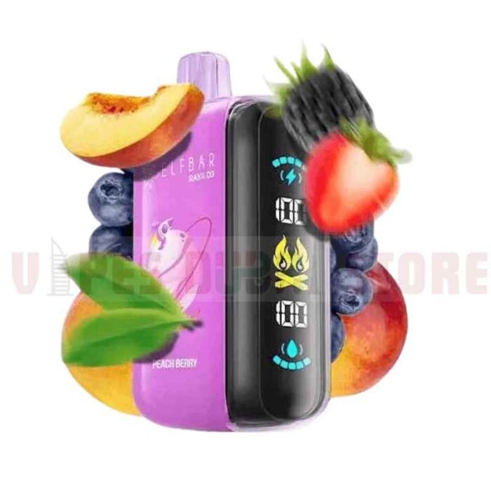 ELFBAR Raya D3 25000 Puffs Disposable Vape in Dubai PEACH BERRY