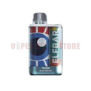 ELFBAR TE6000 Disposable 6000 Puffs 50MG US Version Vape in Dubai BLUE RAZZ ICE