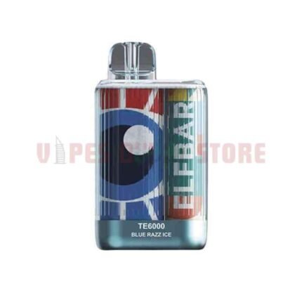 ELFBAR TE6000 Disposable 6000 Puffs 50MG US Version Vape in Dubai BLUE RAZZ ICE