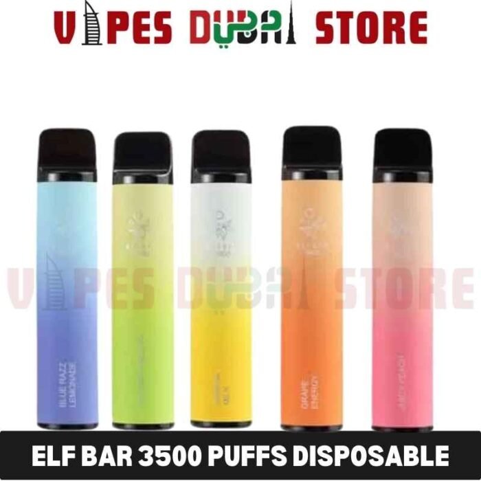 Elf Bar 3500 Puffs Disposable Vape in Dubai