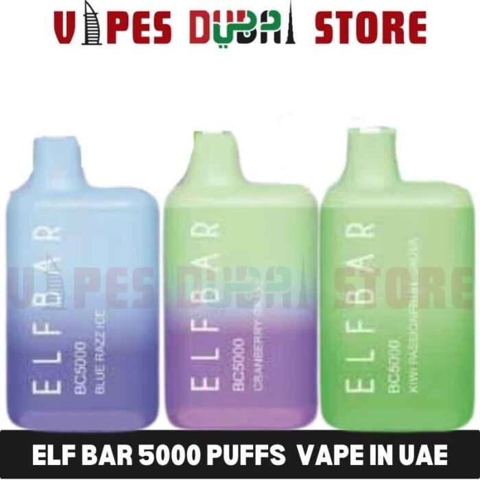 Elf Bar 5000 Puffs Disposable Vape In UAE