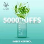 Elf Bar 5000 Puffs Disposable Vape In UAE Sweet Menthol