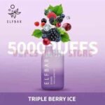 Elf Bar 5000 Puffs Disposable Vape In UAE Triple Berry Ice