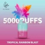 Elf Bar 5000 Puffs Disposable Vape In UAE Tropical Rainbow Blast