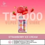 Elfbar TE6000 (6000 Puffs) 50Mg Disposable Vape In Dubai Strawberry Ice Cream