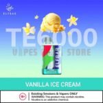 Elfbar TE6000 (6000 Puffs) 50Mg Disposable Vape In Dubai Vanilla Ice Cream