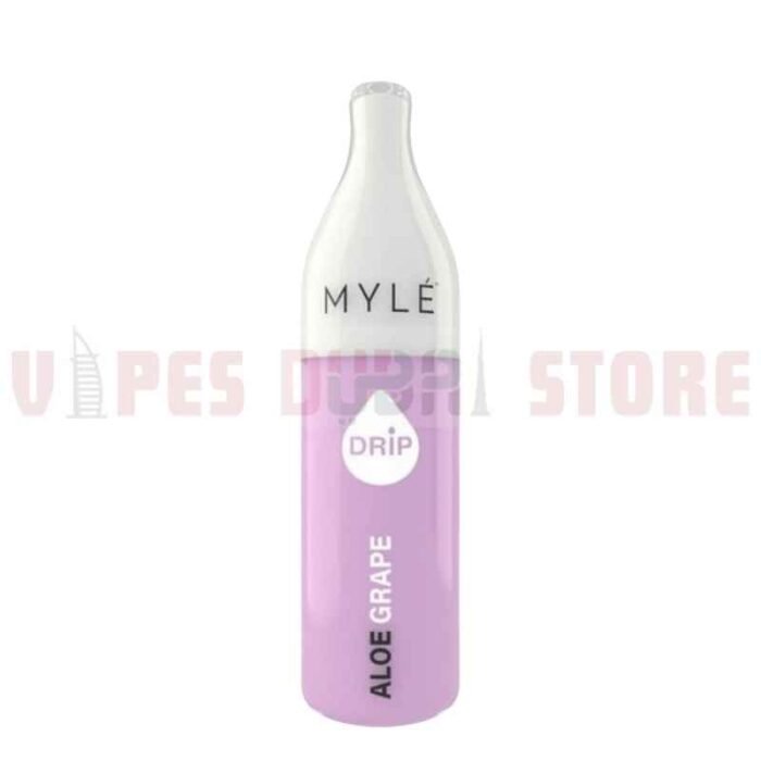 MYLE Drip 2500 Puffs 50Mg Disposable Vape in Dubai Aloe Grape