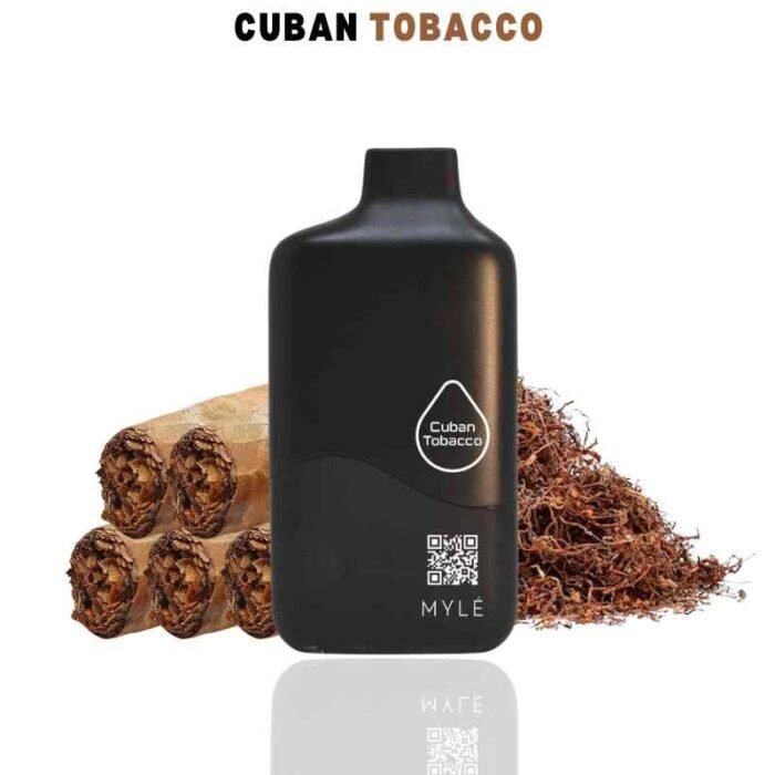 MYLE Meta 9000 Disposable Vape in Dubai Cuban Tobacco