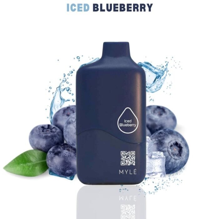 MYLE Meta 9000 Disposable Vape in Dubai Iced Blueberry