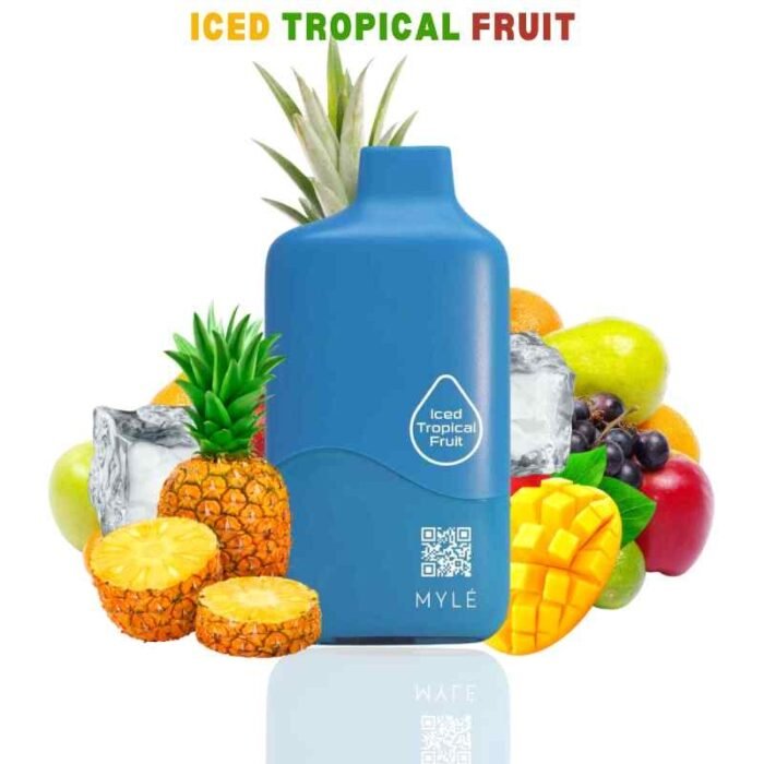 MYLE Meta 9000 Disposable Vape in Dubai Iced Tropical Fruit