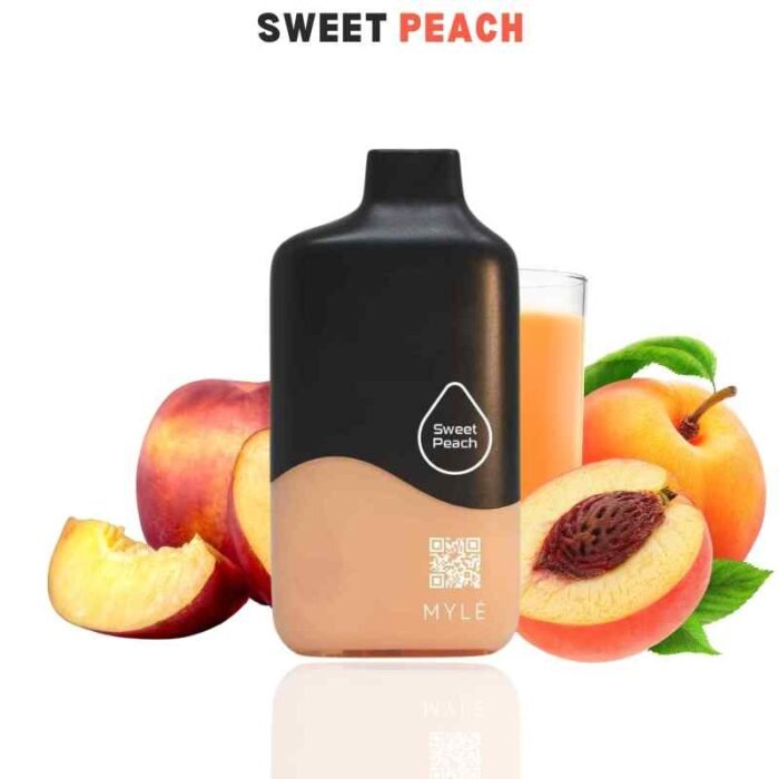 MYLE Meta 9000 Disposable Vape in Dubai Sweet Peach