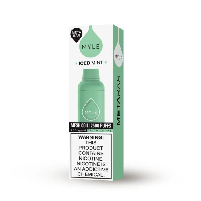 MYLE Meta Bar 2500 Puffs Disposable Vape In Dubai Iced Mint