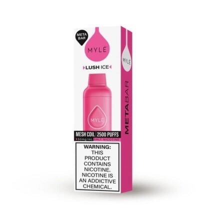 MYLE Meta Bar 2500 Puffs Disposable Vape In Dubai Lush Ice