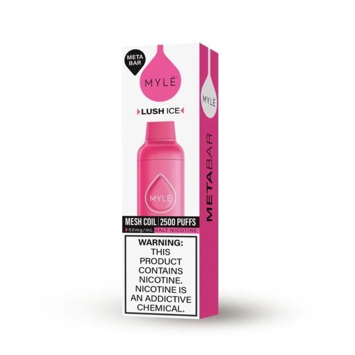 MYLE Meta Bar 2500 Puffs Disposable Vape In Dubai Lush Ice