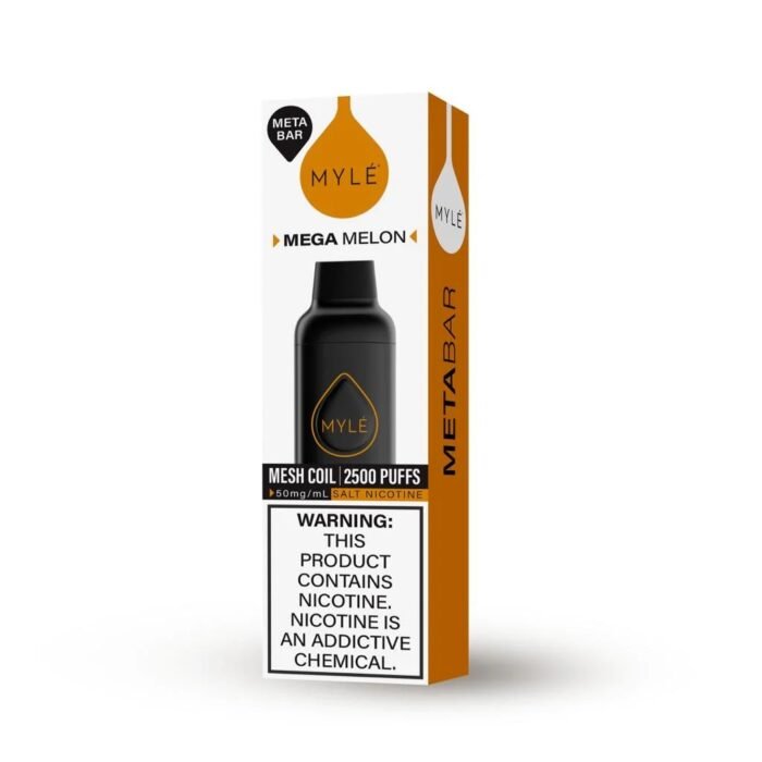 MYLE Meta Bar 2500 Puffs Disposable Vape In Dubai Mega Melon