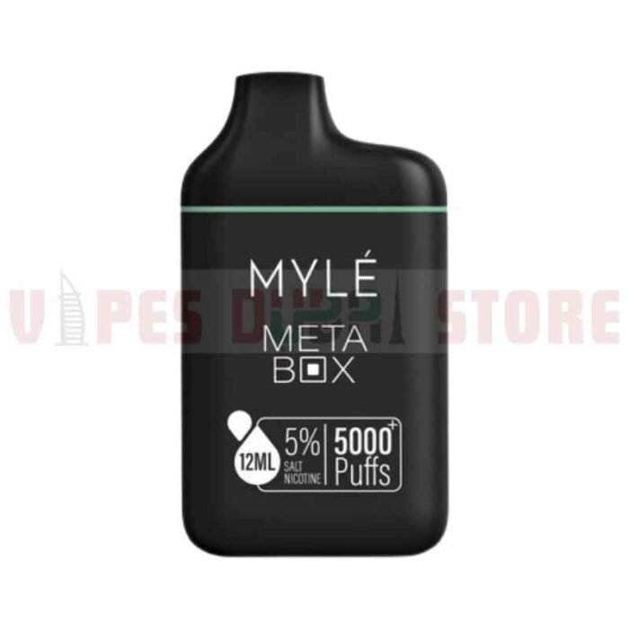 MYLE Meta Box 5000 Puffs 20mg & 50mg Disposable Vape in Dubai Iced Mint