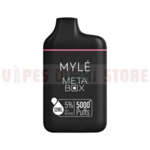 MYLE Meta Box 5000 Puffs 20mg & 50mg Disposable Vape in Dubai Lush Ice
