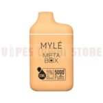 MYLE Meta Box 5000 Puffs 20mg & 50mg Disposable Vape in Dubai Malaysian Mango