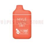 MYLE Meta Box 5000 Puffs 20mg & 50mg Disposable Vape in Dubai Peach Ice