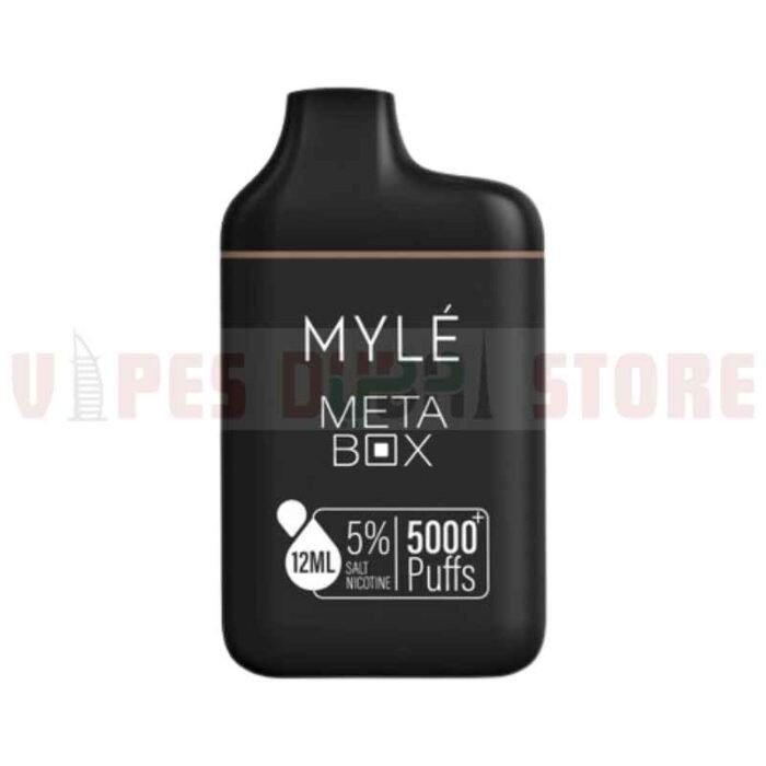 MYLE Meta Box 5000 Puffs 20mg & 50mg Disposable Vape in Dubai Sweet Tobacco