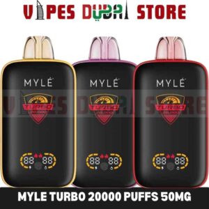 MYLE Turbo 20000 Puffs 50MG Disposable Vape in Dubai
