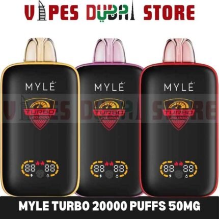 MYLE Turbo 20000 Puffs 50MG Disposable Vape in Dubai
