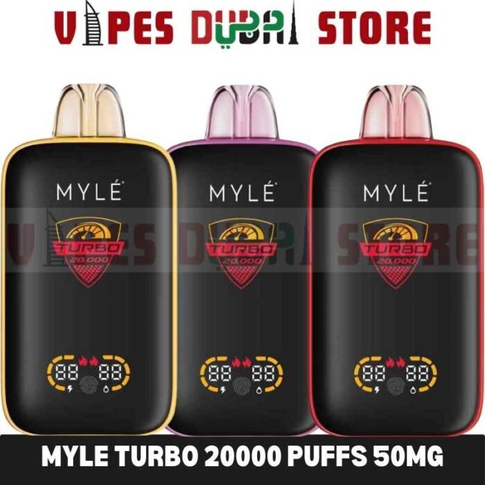 MYLE Turbo 20000 Puffs 50MG Disposable Vape in Dubai