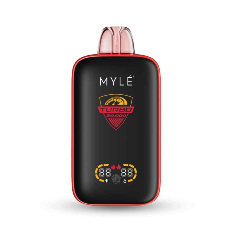 MYLE Turbo 20000 Puffs 50MG Disposable Vape in Dubai RED APPLE