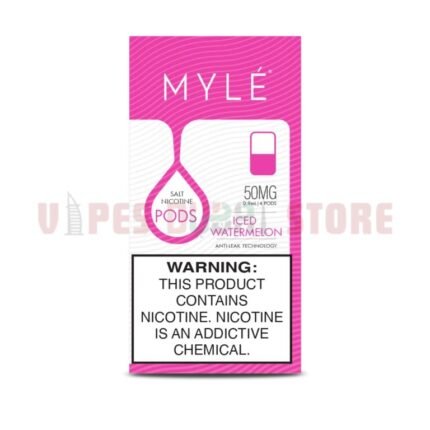 Myle V4 Replacement Pod (4PcPack) In Dubai Iced Watermelon