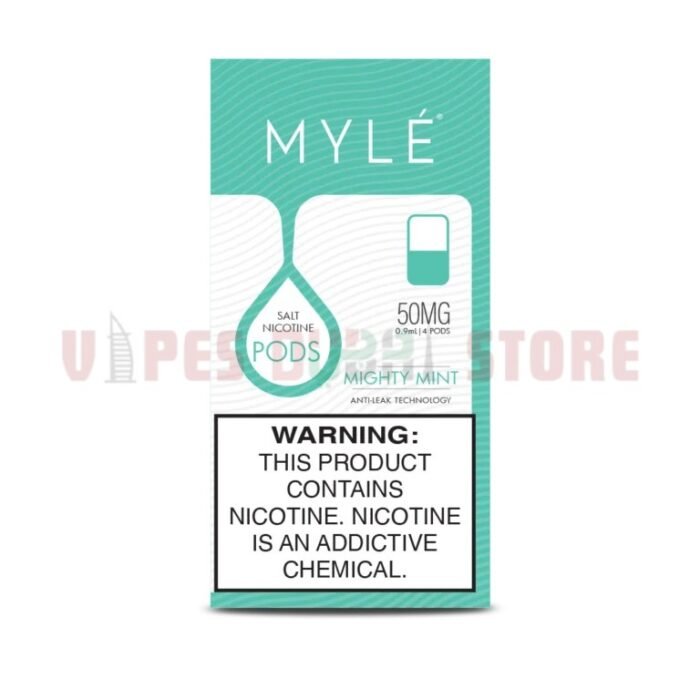 Myle V4 Replacement Pod (4PcPack) In Dubai Mighty Mint