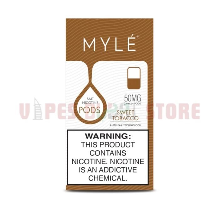 Myle V4 Replacement Pod (4PcPack) In Dubai Sweet Tobacco