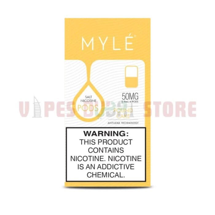 Myle V4 Replacement Pod (4PcPack) In Dubai pound Cake