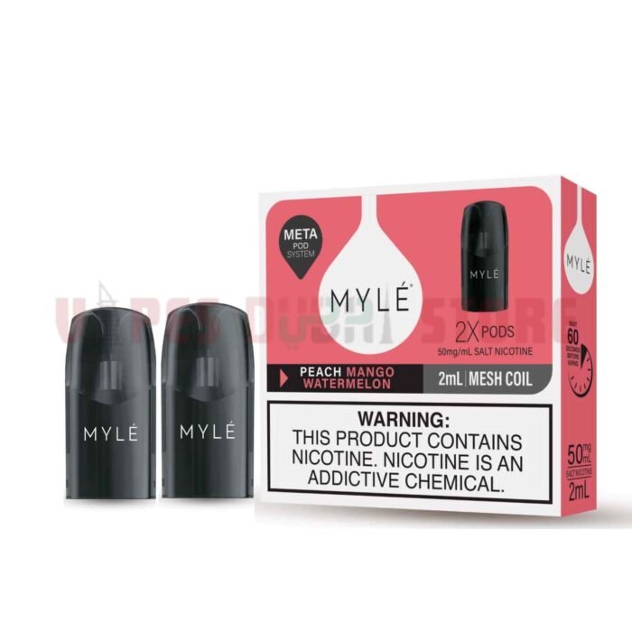 Myle V5 Meta Pods 50Mg In Dubai Peach Mango Watermelon