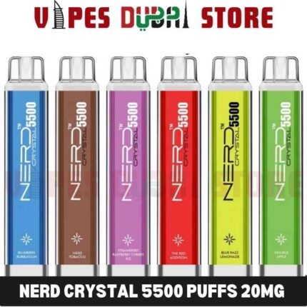 NERD Crystal 5500 Puffs 20Mg Disposable Vape in Dubai