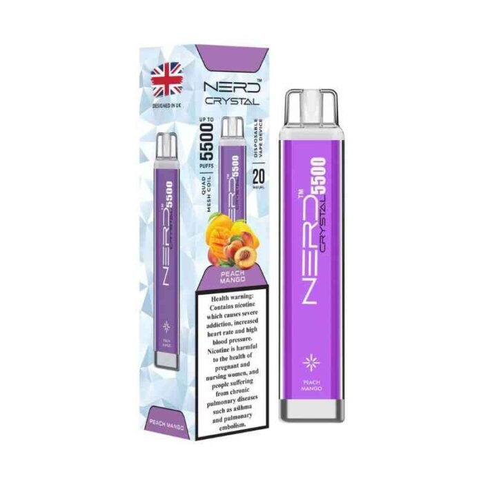 NERD Crystal 5500 Puffs 20Mg Disposable Vape in Dubai Peace Mang