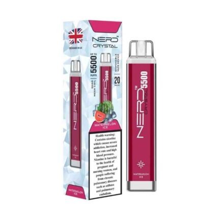 NERD Crystal 5500 Puffs 20Mg Disposable Vape in Dubai Watermelon