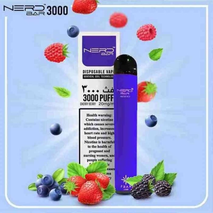 Nerd-Bar-3000-Puffs-20Mg-Disposable-Vape-In-UAE-BLUE-BEAUTY Nerd Bar