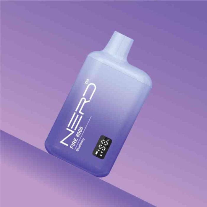 Nerd Fire 8000 Puffs 20Mg Disposable Vape In Dubai Blueberry