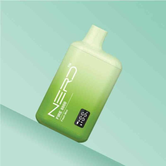 Nerd Fire 8000 Puffs 20Mg Disposable Vape In Dubai FRESH MINT