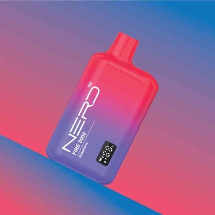 Nerd Fire 8000 Puffs 20Mg Disposable Vape In Dubai STRAWBERRY
