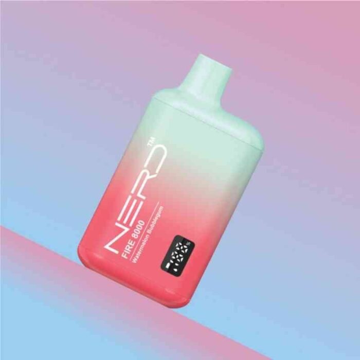 Nerd Fire 8000 Puffs 20Mg Disposable Vape In Dubai WATERMELON BU