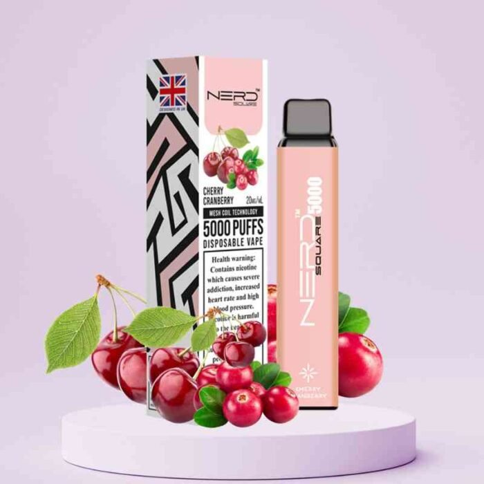 Nerd-Square-5000-Puffs-20Mg-Disposable-Vape-In-Dubai-Cherry-Cranberry