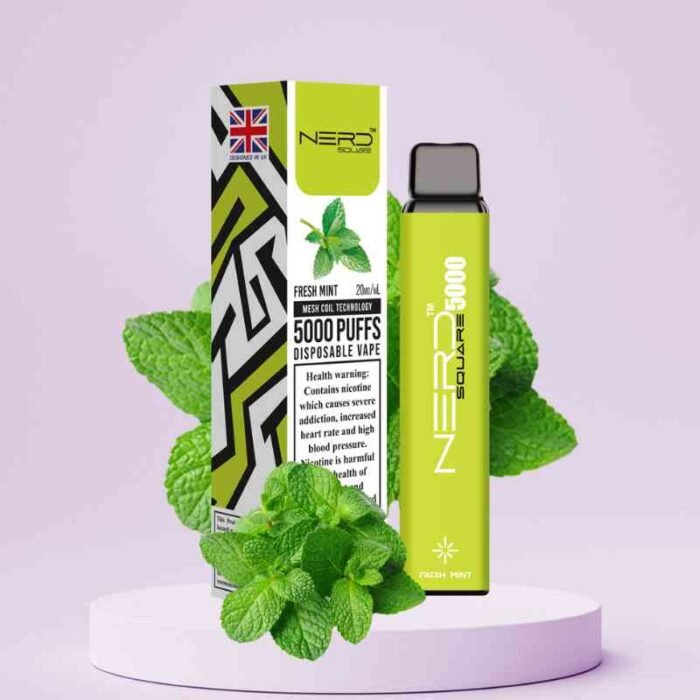 Nerd-Square-5000-Puffs-20Mg-Disposable-Vape-In-Dubai-Fresh-mint
