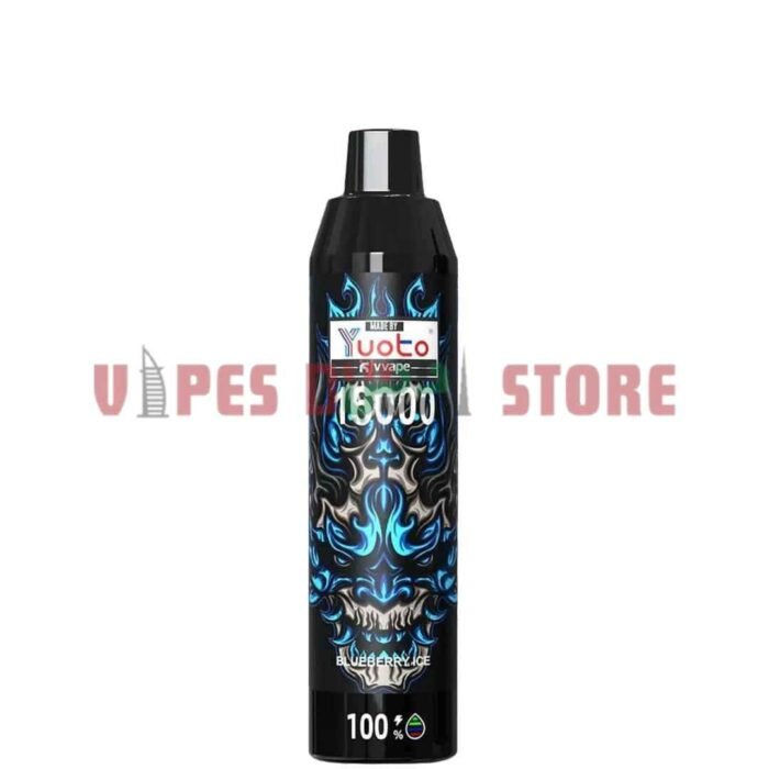 YUOTO KJV Devil 16000 Puffs 5% Nicotine Disposable Vape in Dubai BLUEBERRY ICE