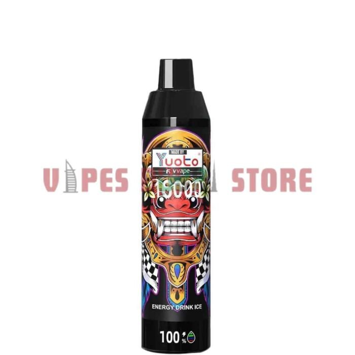 YUOTO KJV Devil 16000 Puffs 5% Nicotine Disposable Vape in Dubai ENERGY DRINK ICE