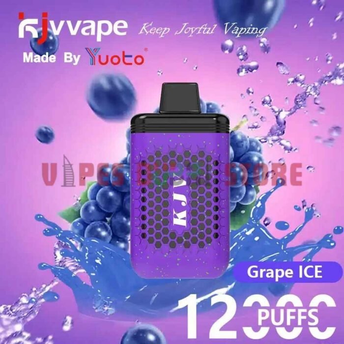YUOTO KJV Disposable 12000 Puffs Disposable Vape in Dubai Grape Ice
